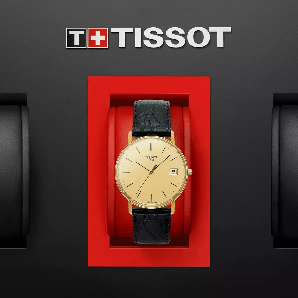 Tissot Goldrun Hesalite 18K Gold - T71340121