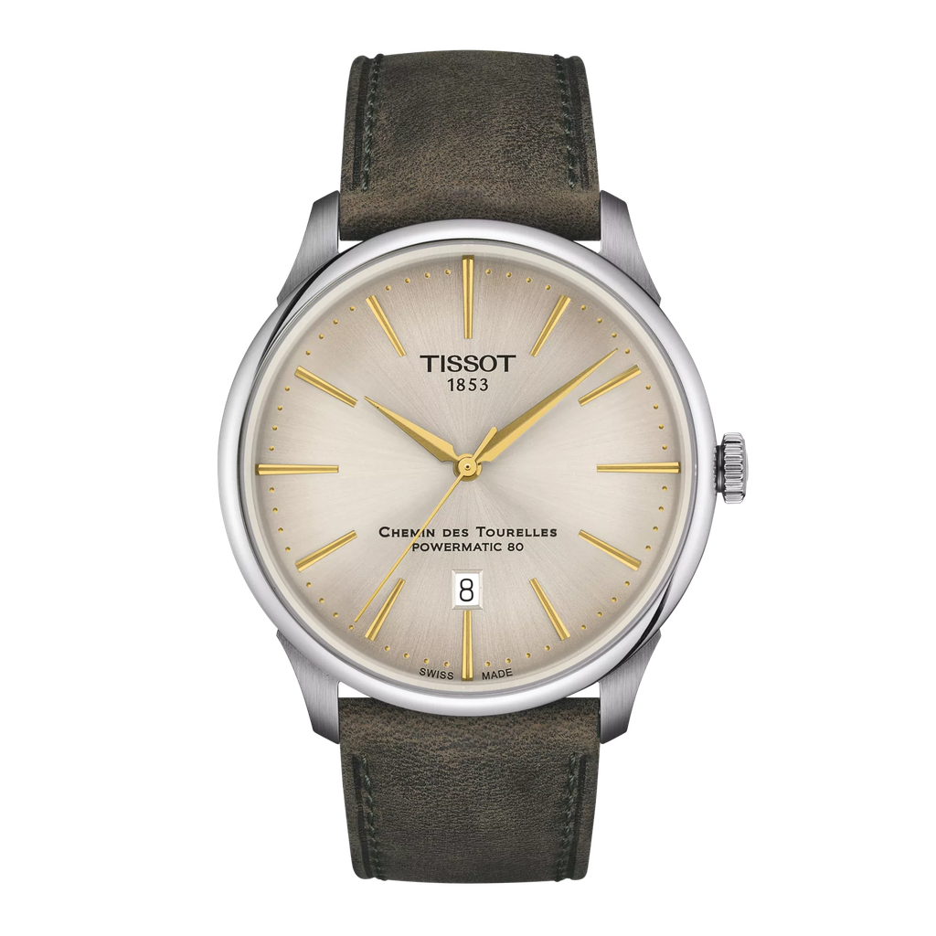 [T1394071626100] Tissot Chemin des Tourelles Powermatic 80 42 mm - T1394071626100