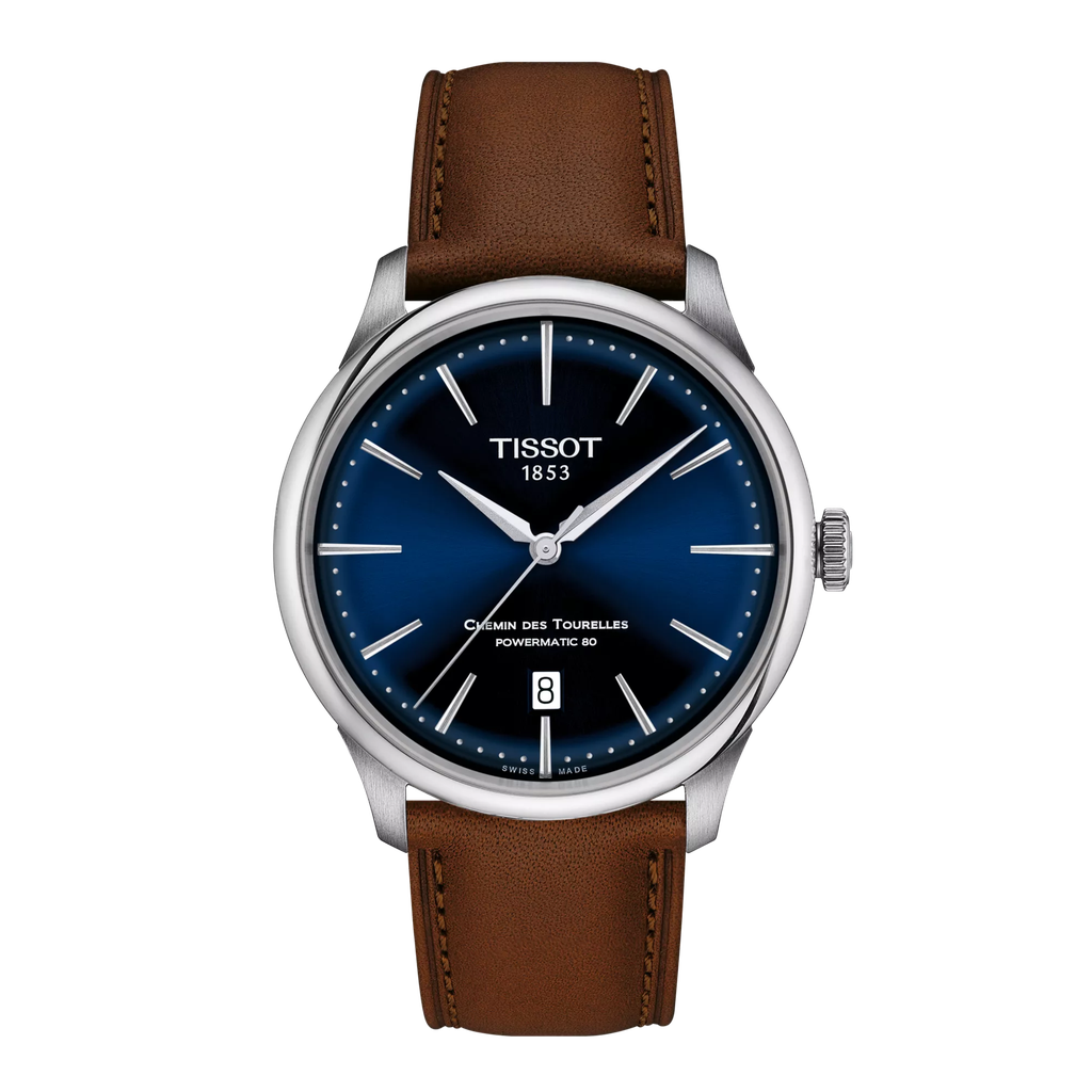 [T1398071604100] Tissot Chemin des Tourelles Powermatic 80 39 mm - T1398071604100