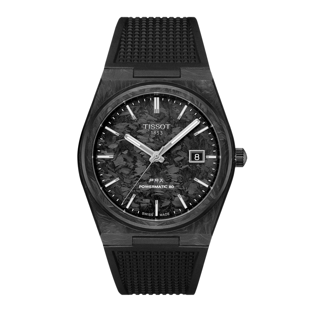 [T1379079720100] Tissot PRX Powermatic 80 40mm Carbon - T1379079720100