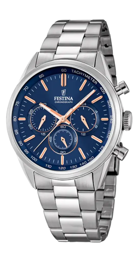 Festina Herenhorloge Blauw – Staal - F16820/5