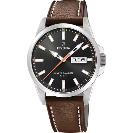 Festina Herenhorloge Zwart – Leer - F20358/2