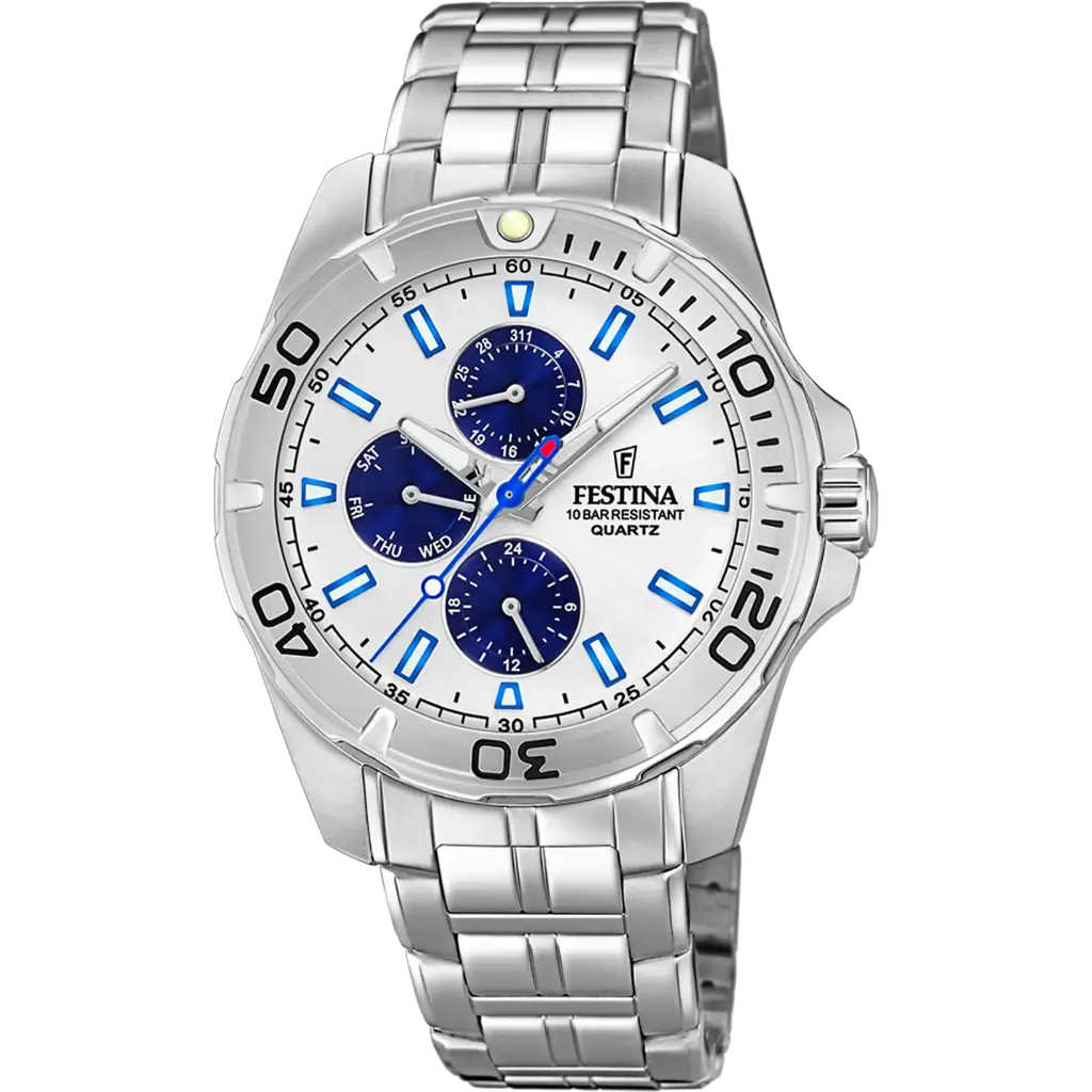 Festina Herenhorloge Blauw – Staal - F20445/1