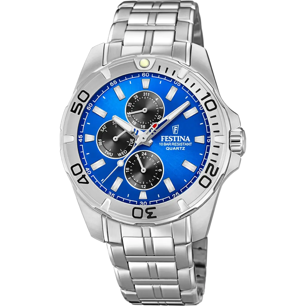 Festina Herenhorloge Blauw – Staal - F20445/4