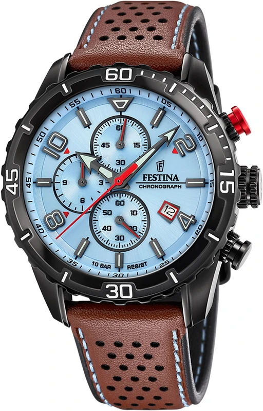 Festina Herenhorloge Blauw – Leer - F20519/1
