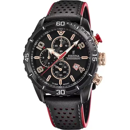 Festina Herenhorloge Zwart – Leer - F20519/4