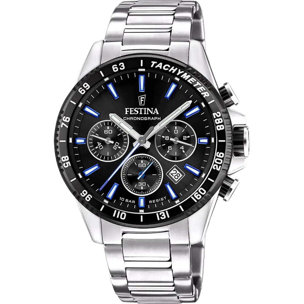 Festina Herenhorloge Zwart – Staal - F20560/5