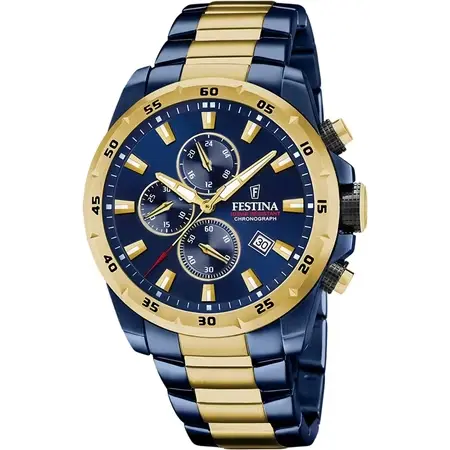 Festina Herenhorloge Blauw – Staal - F20564/1