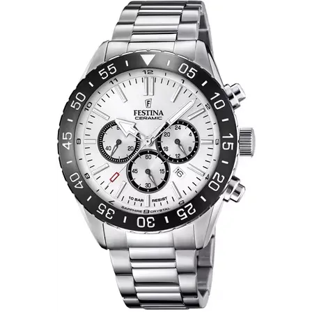 Festina Herenhorloge Wit – Staal - F20575/1