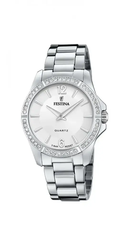 Festina Dameshorloge Zilver – Staal - F20593/1