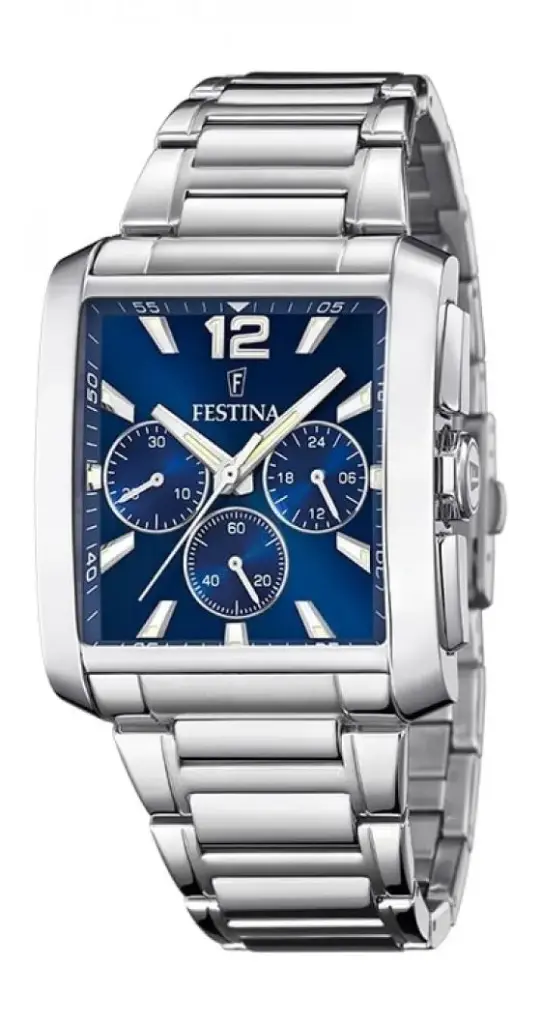 Festina Herenhorloge 37 mm Blauw – Staal - F20635/2