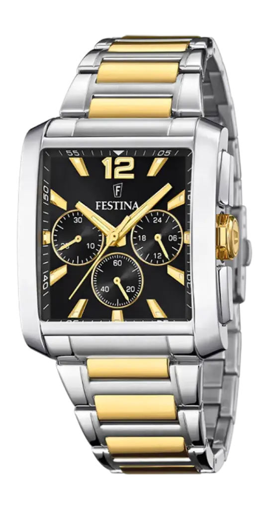 Festina Herenhorloge 37 mm Zwart – Staal - F20637/4