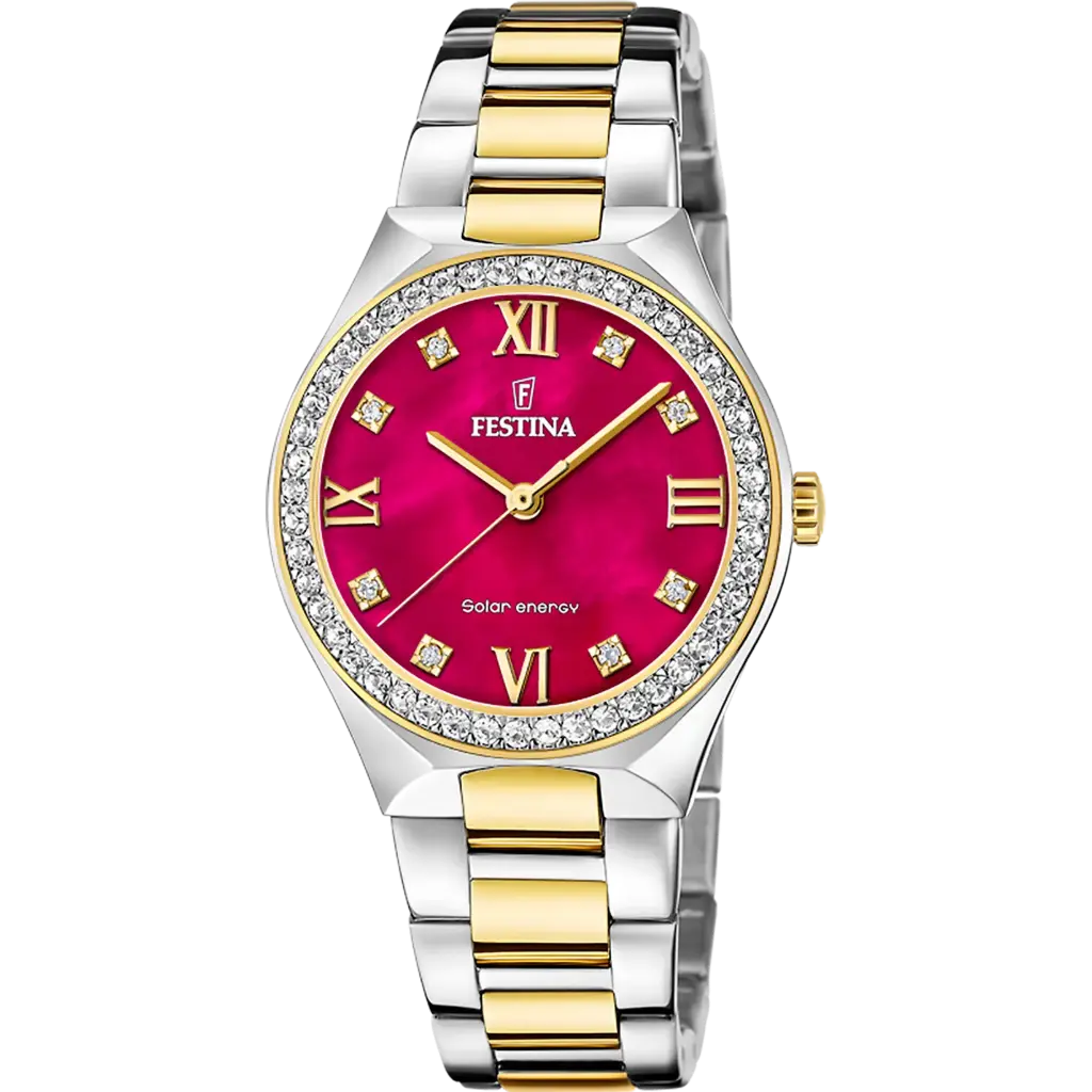 Festina Dameshorloge Parelmoer – Staal - F20659/3