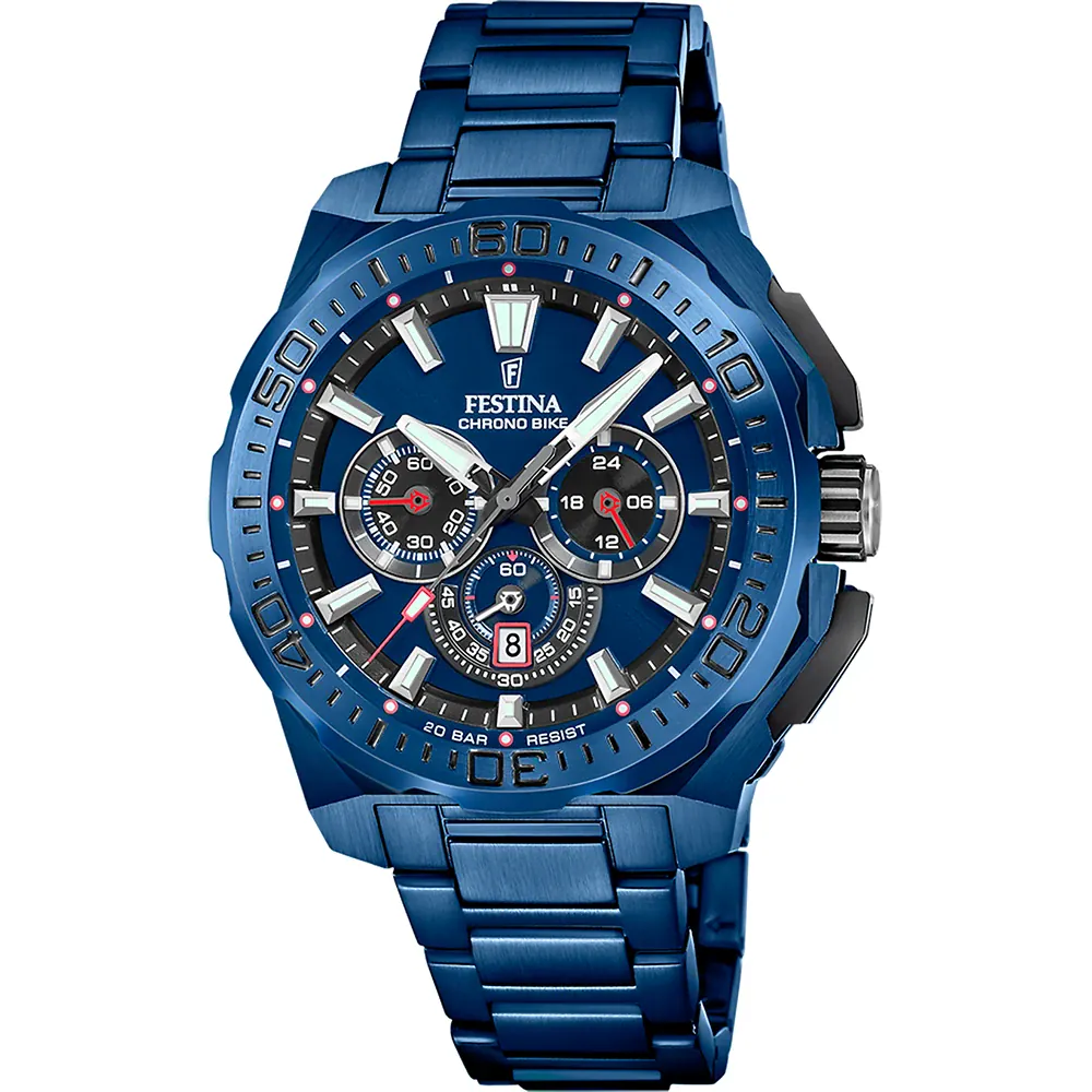 Festina Herenhorloge Blauw – Staal - F20729/1