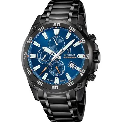 Festina Herenhorloge Blauw – Staal - F20735/1