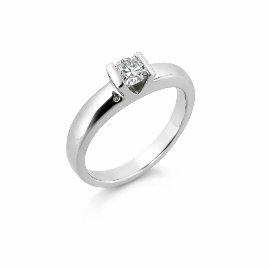 [RNG2C0,65GHSI3WHITE] Flanders Ring 2C 0,65 GH SI3 White