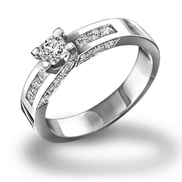 Flanders RING 67GR 1,03 GH SI3 WHITE