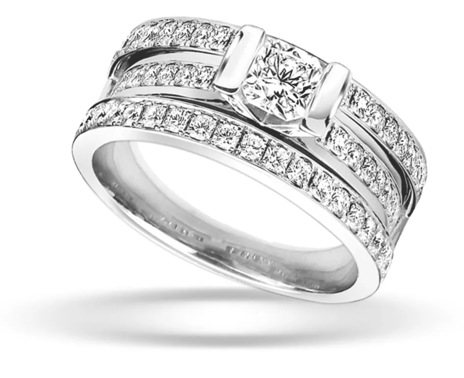 [RNG691,1GHSI3WHITE] Flanders Ring 69 1,1 GH SI3 White