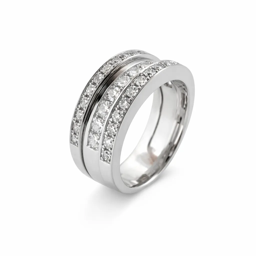 [RNG691,1GHSI3WHITE] Flanders Ring 69 1,1 GH SI3 White