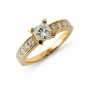 Flanders Ring 83BGR 0,83 GH SI3 Yellow