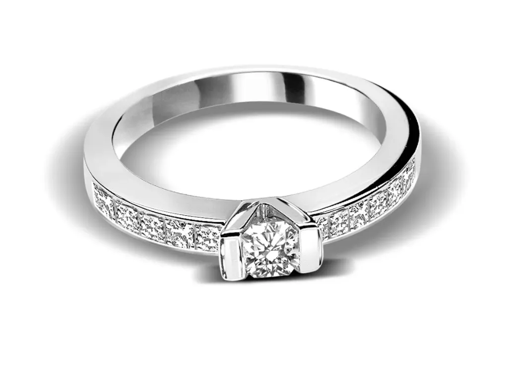 Flanders Ring 84BGR 0,82 GH SI3 White