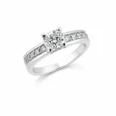 Flanders Ring 87KL 0,56 GH SI3 White