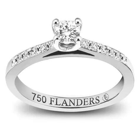 [RNG111B0,36GHSI3WHITE] Flanders Ring 111B 0,36 GH SI3 White