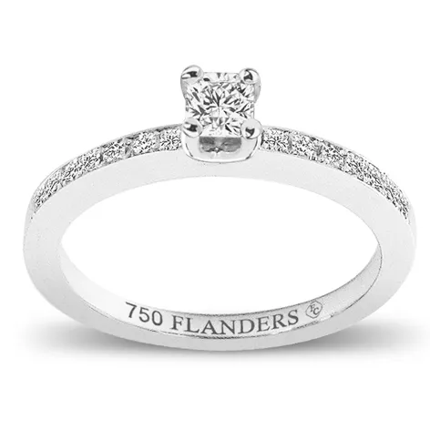 Flanders RING 113 0,74 GH SI3 WHITE
