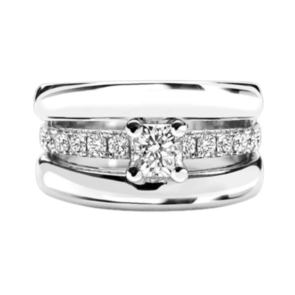 [RNG138A0,74GHSI3WHITE] Flanders Ring 138A 0,74 GH SI3 White