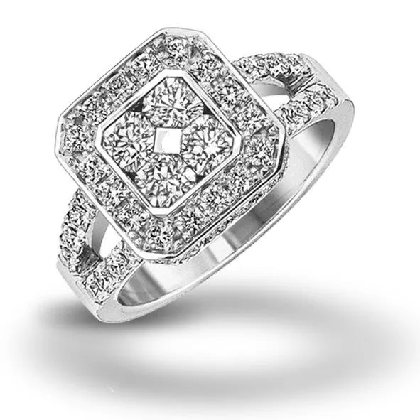 [RNG1521,66GHSI3WHITE] Flanders Ring 152 1,66 GH SI3 White