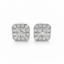 Flanders Oorbellen 152OB 0,58 GH SI3 White