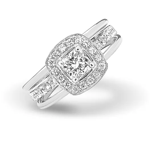 [RNG161A0,68GHSI3WHITE] Flanders Ring 161A 0,68 GH SI3 White