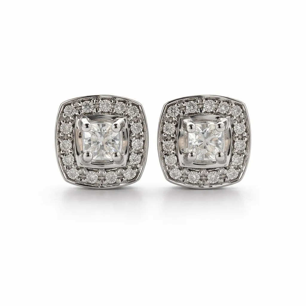 [OOR164A0,68GHSI3WHITE] Flanders Oorbellen 164A 0,68 GH SI3 White