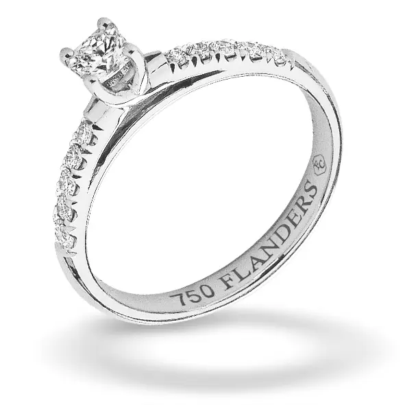 [RNG191A0,38GHSI3WHITE] Flanders Ring 191A 0,38 GH SI3 White