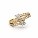 Flanders Ring 18 kt Geelgoud Diamant 0,34 ct - RNG2201,11GHSI3YELLOW