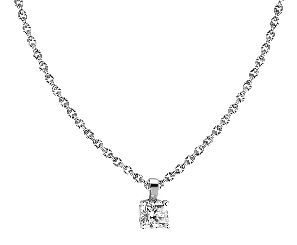 [HNG2210,22GHSI3WHITE] Flanders Halsketting 221 0,22 GH SI3 White