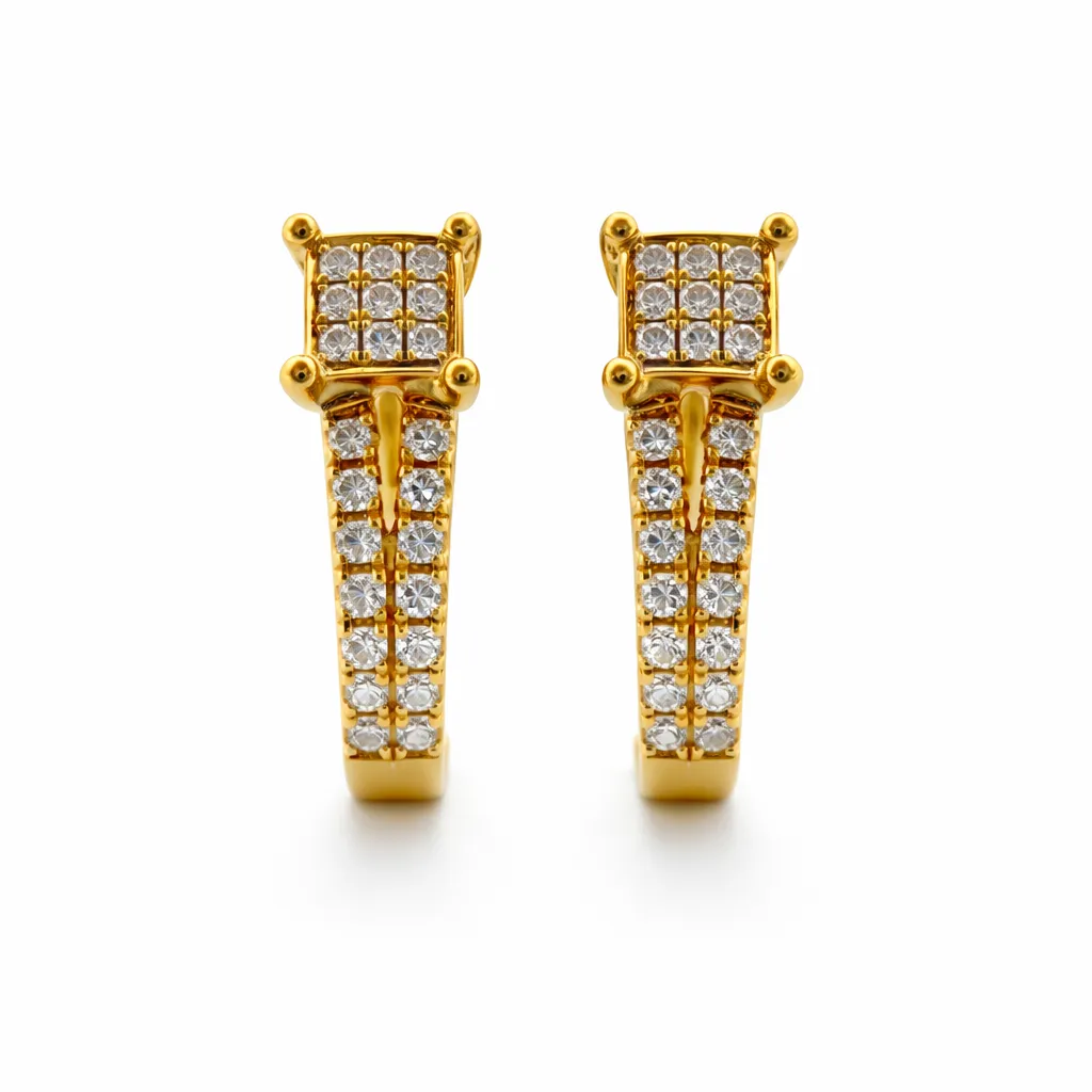 Flanders Oorbellen 225 0,27 GH SI3 Yellow
