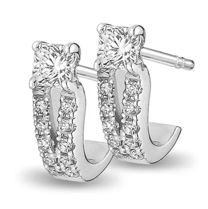 [OOR2270,52GHSI3WHITE] Flanders Oorbellen 227 0,52 GH SI3 White