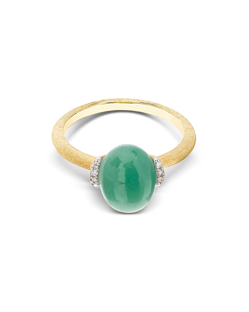 Nanis Ring Dancing in the Rain 18 kt Geelgoud Aventurijn 20 ct - AS4-603