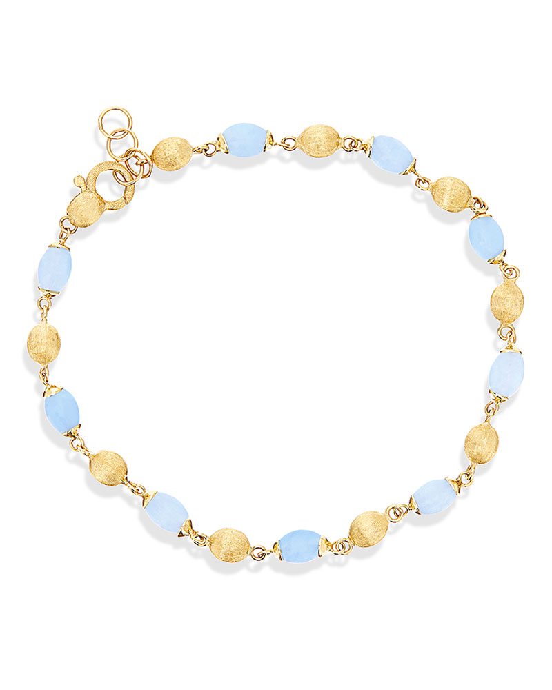 Nanis Armband Dancing in the Rain 18 kt Geelgoud Aquamarijn 6,75 ct - BN25-575