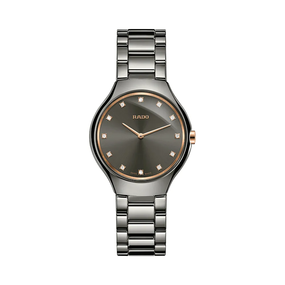[R27956722] Rado True Round Thinline Diamonds - R27956722