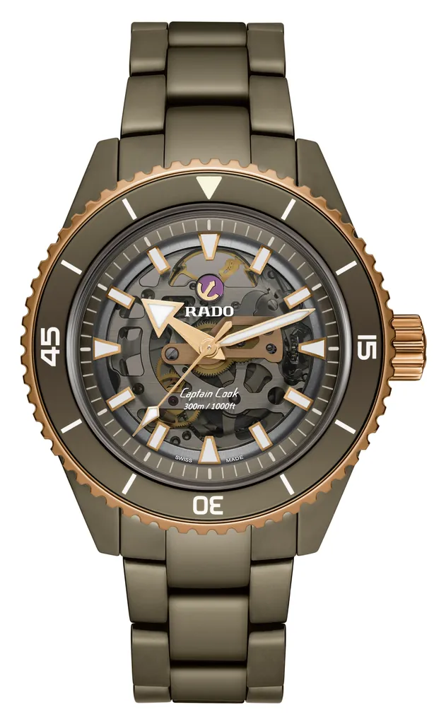 [R32150162] Rado Captain Cook High-Tech Ceramic Skeleton - R32150162