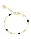 Nanis Armband Dancing in the Rain 18 kt Geelgoud Onyx - BN4-587