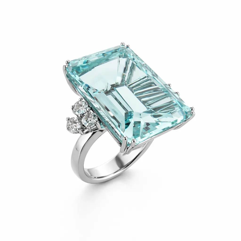 ring aquamarijn