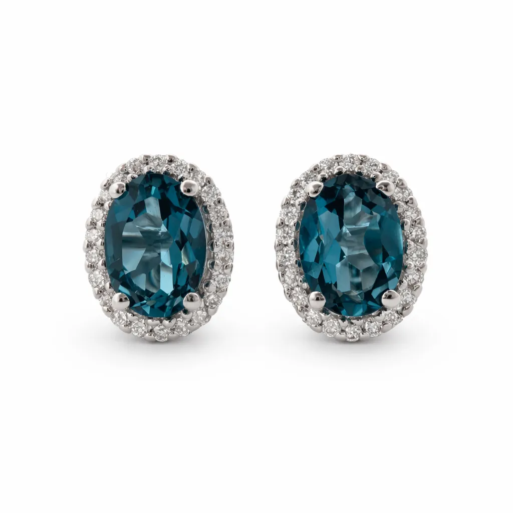 oorring londpn blue topaas