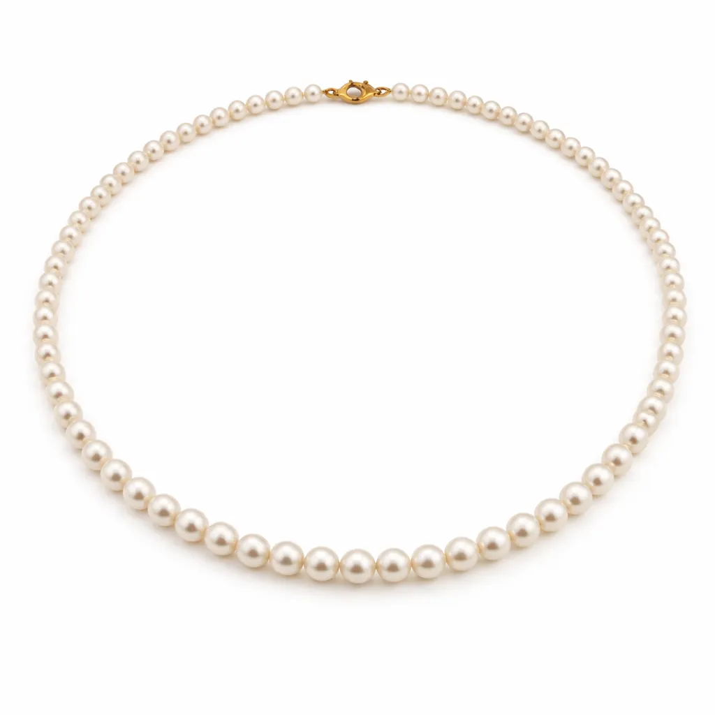 [parel 5-5.5mm Geelgo] Ketting