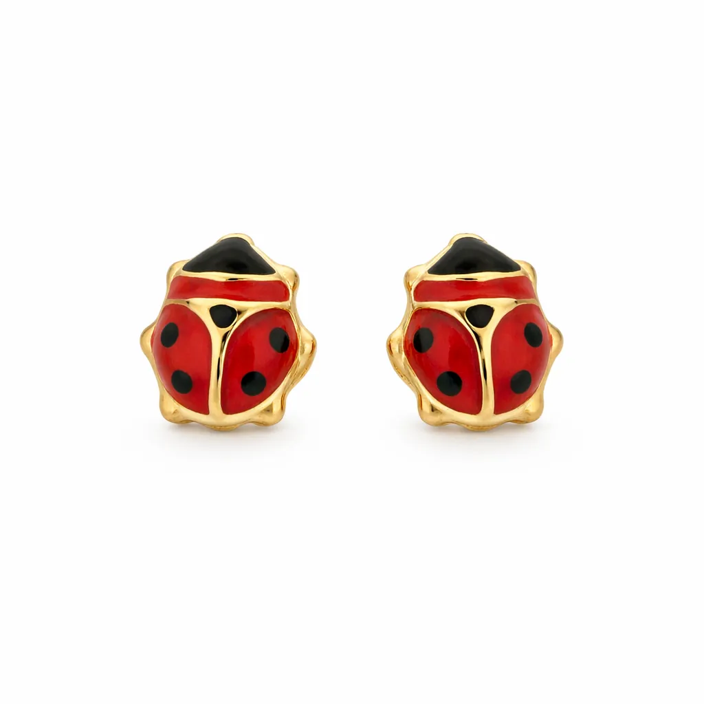 You&Me Kinderoorbellen met lieveheersbeestjes 🐞
