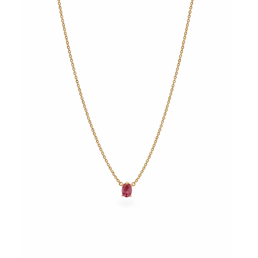 Emotions Ketting 18 kt Geelgoud Toermalijn - PC1383GPT