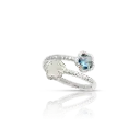 Pasquale Bruni Ring Figlia dei Fiori 18 kt Witgoud Maansteen-topaas 1,19 ct - 15996b