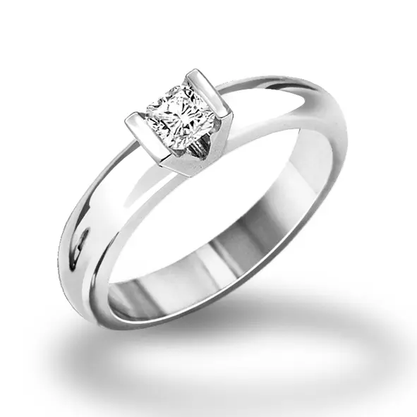 [RNG2C0,24DEFSI1WHITE] Flanders Ring 2C 0,24 DEF SI1 White